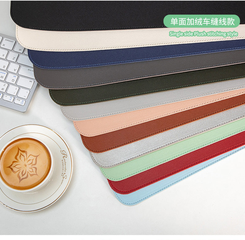 Large Mouse Pad Waterproof Non-slip PU Leather