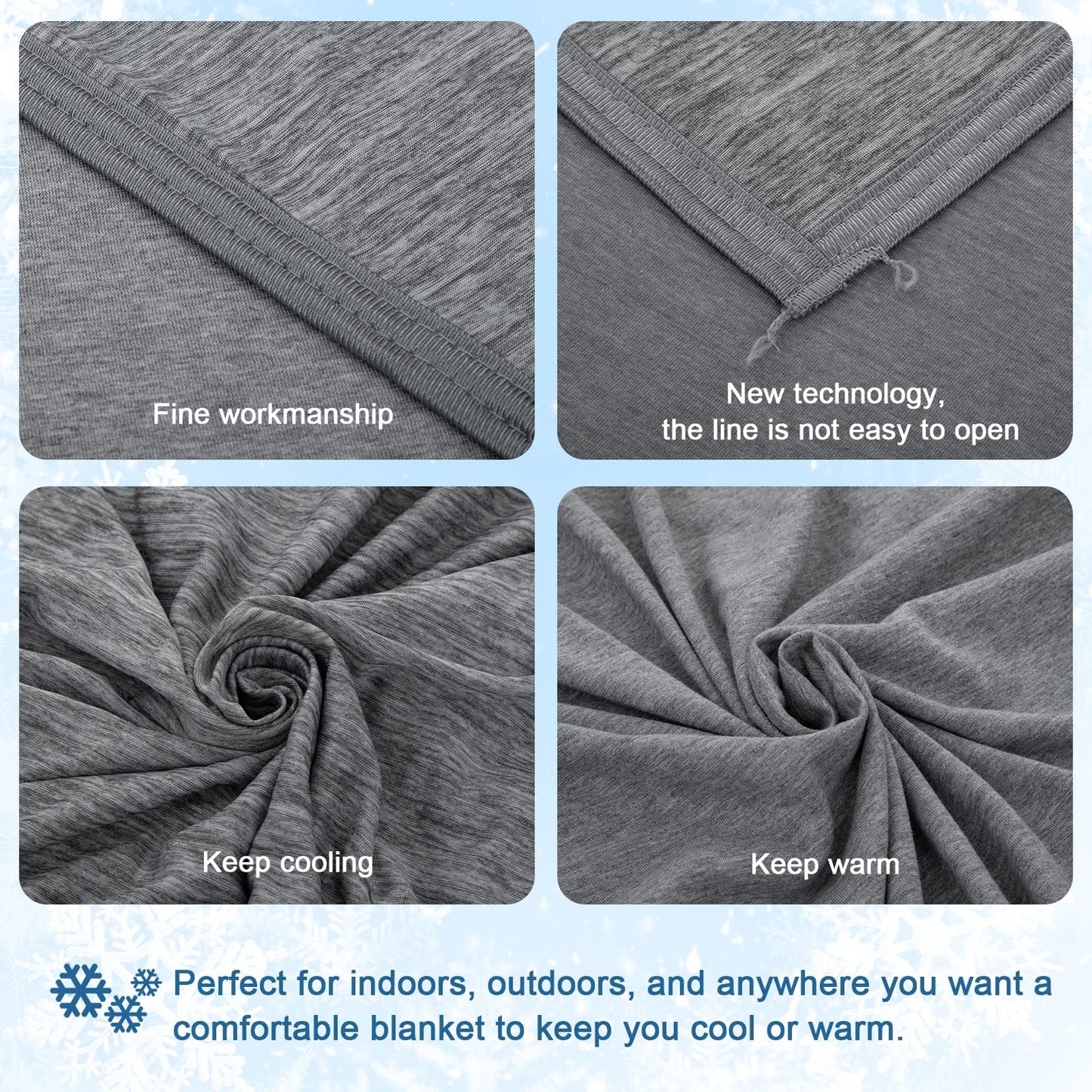 Self-Cooling 2-in-1 Summer Blanket